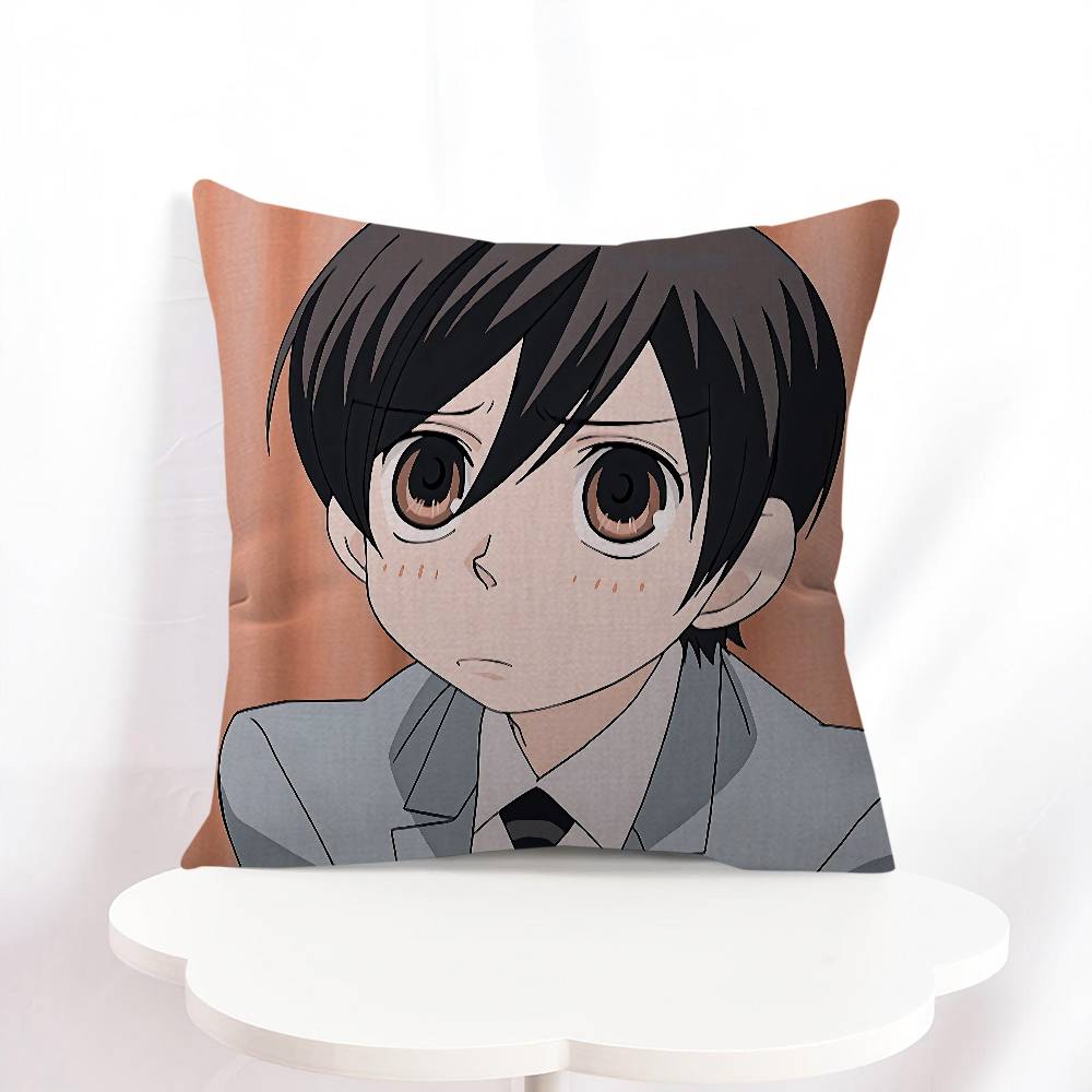 H-Haruhi Fujioka Cartoon Ahornblatt Design Kissenbezug Fröhliche Herbsternte Dekor Feiertagsdekor Kissenbezug