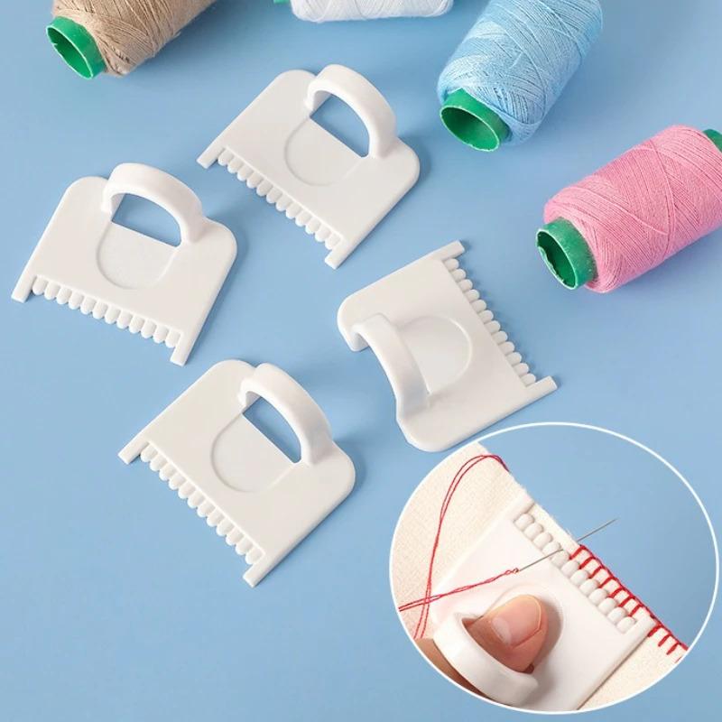 2pcs Multi-Function Sewing Thread Lockstitch Tool Handmade DIY Sewing Template Assistant Mending Household Hemming Helper
