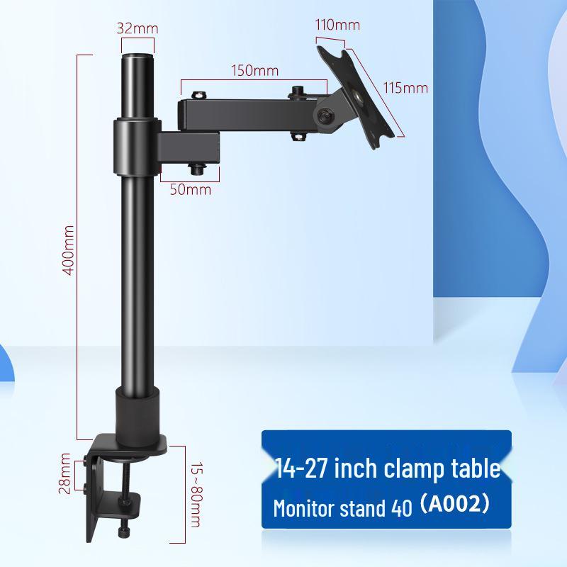Adjustable 21.5/23.8/24/27 Inch Monitor Stand: Retractable, Rotating, Height Adjustable