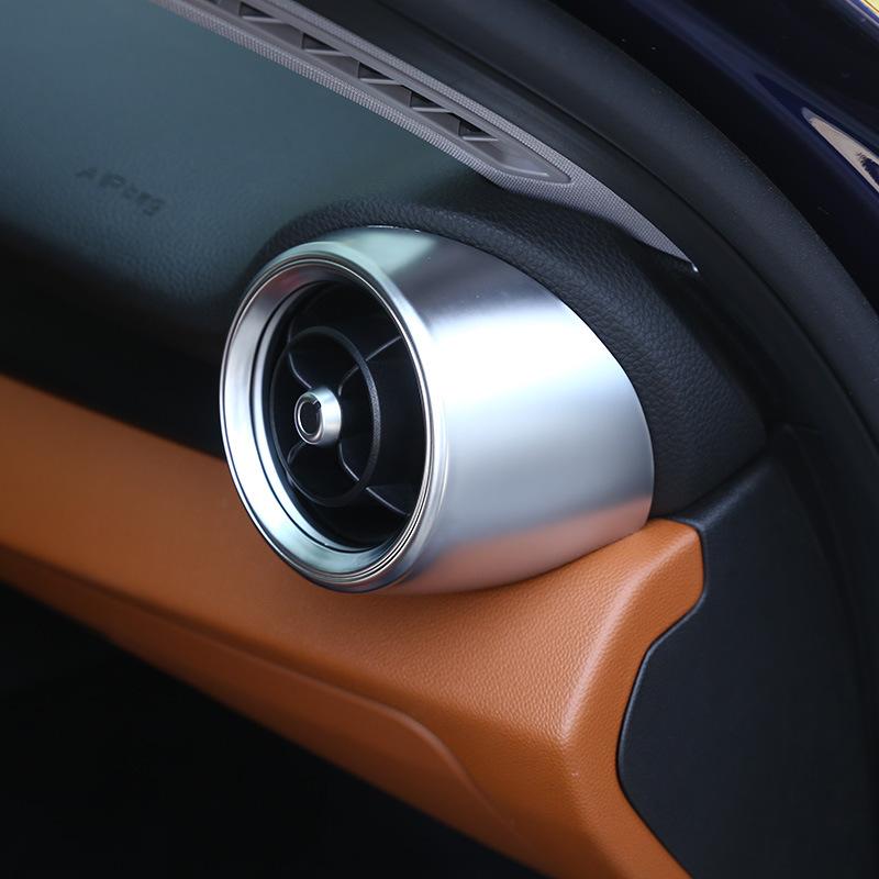 Guarnição da tampa da saída de ar condicionado da parte frontal do carro para Alfa Romeo Giulia 2017-Auto Interior