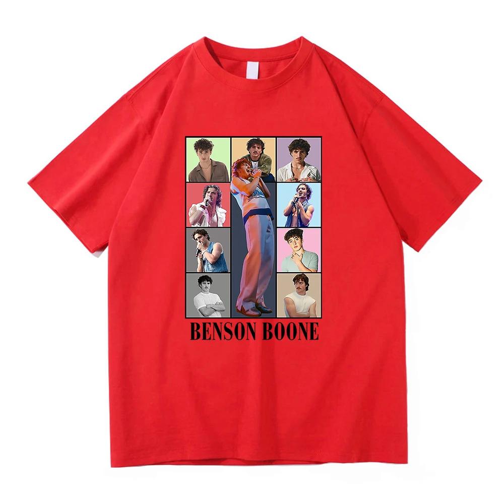 Benson Boone ONE HIT WONDER Camiseta Misma Ropa Hombre/mujer Ropa Vintage Harajuku Camisetas de Alta Calidad para Amante