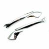For Mazda CX-30 -2024 4Pcs Car Sticker Chrome Silver Rearview Side Rear View Mirror Strip Cover Trims Molding Exterior Decor