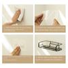 Punch Free Bathroom Storage Rack Wall Mounted Cosmetic Rack Practical Shower Drain Basket  for Home