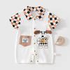 Baby Cotton Short Sleeve Romper Cartoon Onesie Pajamas Newborn