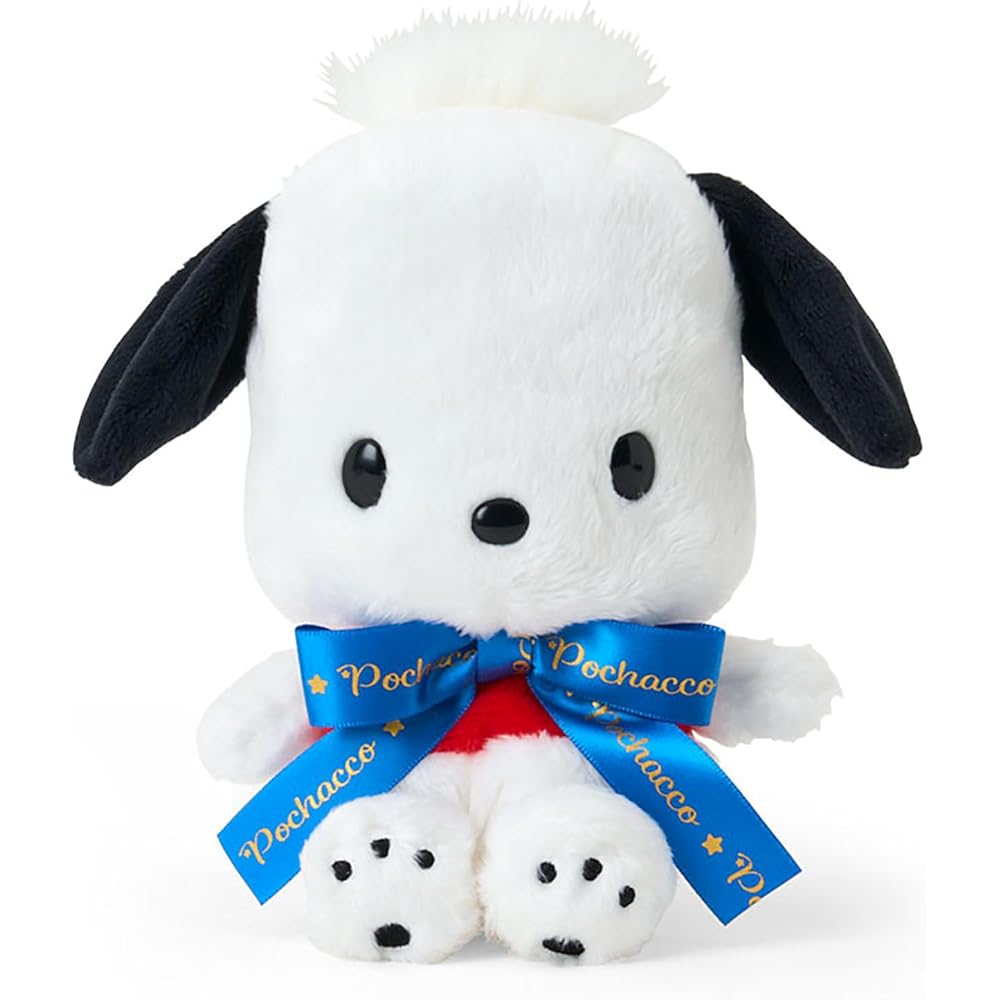 

Sanrio Pochacco Plush Toy Character Award Edition Logo Ribbon 3 Years and Up 747416
