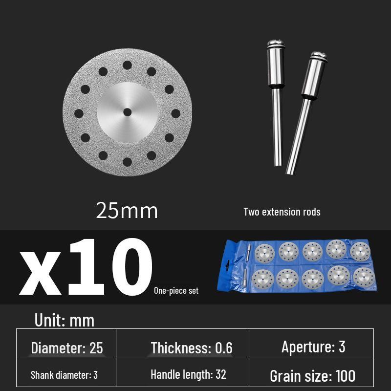 Jade Glass Diamond Abrasive Grout Cleaning Mini Saw Blade, Electric Grinding Disc