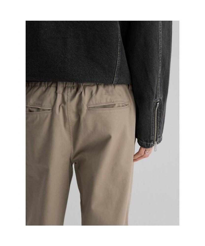 8seconds Cotton Spandex Semi-Wide Fit Pants Beige