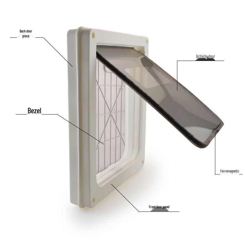 Golden Retriever Size Dog Door for Wooden, Glass, UPVC, and Security Doors - Safe Pet Entry & Exit