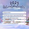 Vánoční adventní kalendář Krabičky DIY Sada na tvoření 2025 XXL Diamantové malování k vyplnění 24denního vánočního odpočítávacího kalendáře Dárková krabička