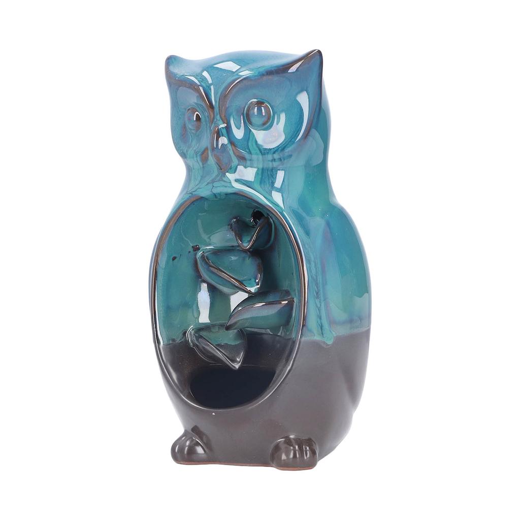 Wasserfall Räuchergefäß Nachteule Premium Keramik Handgefertigt Exquisit Druckentlastung Rückfluss Räuchergefäß