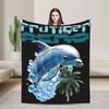 Frutiger Aero Fashion Collection Blanket Warm Soft Fluffy Plush Throw Blanket For Bedroom Travel Flannel Bedspread Bed Cover