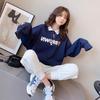 2026 Women's Plus Size Korean-Style Polo Collar Hoodie, Loose Fit Autumn Designer Top