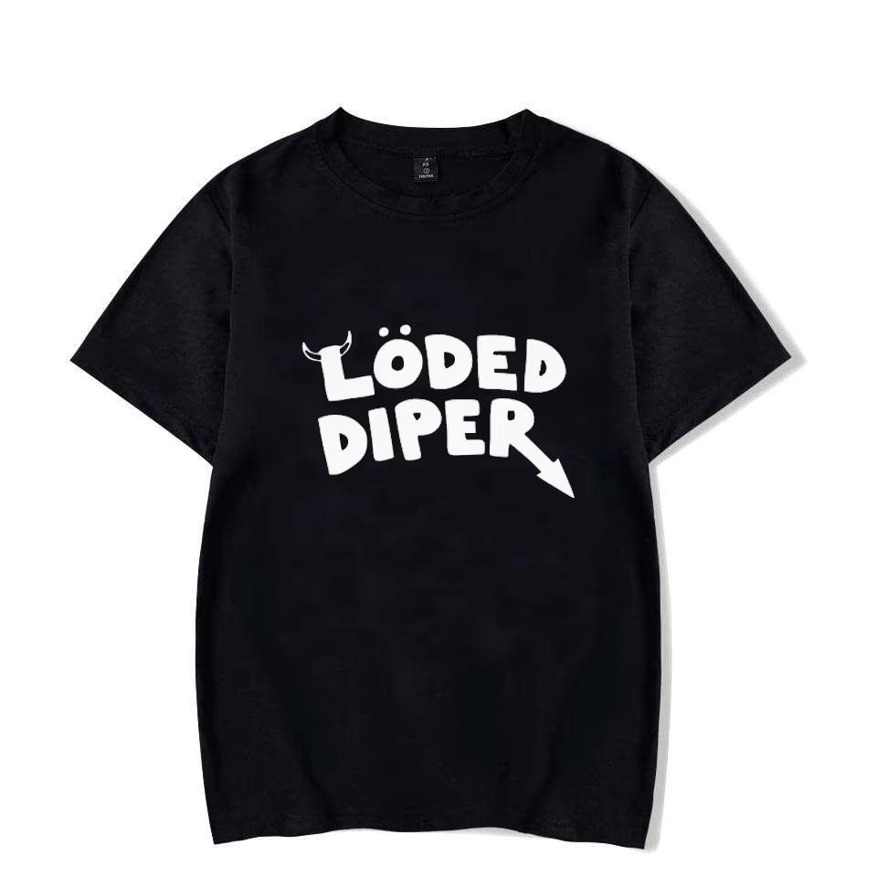 Interesting Clothes Loded Diper Diary Of A Wimp Kid Printed Unisex Unisex TShirt Summer Comfortable Breathable Oversize Couple Top