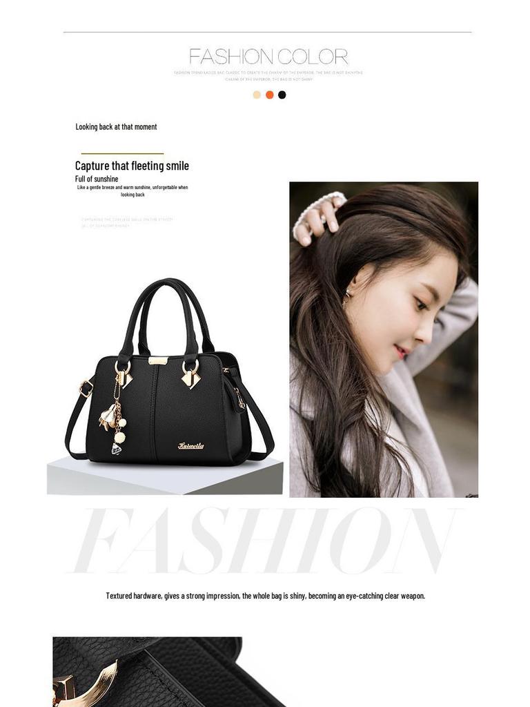 Chic European & American Style Women's Shoulder Handbag - Elegant & Versatile for All Occasions