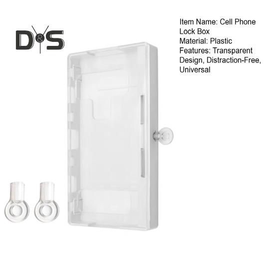 Cutie de blocare a telefonului mobil Cutie de blocare cu autocontrol cu ​​chei Cutie de închisoare pentru telefonul mobil pentru a reduce timpul petrecut pe ecranul studenților Dulapul transparent pentru telefon