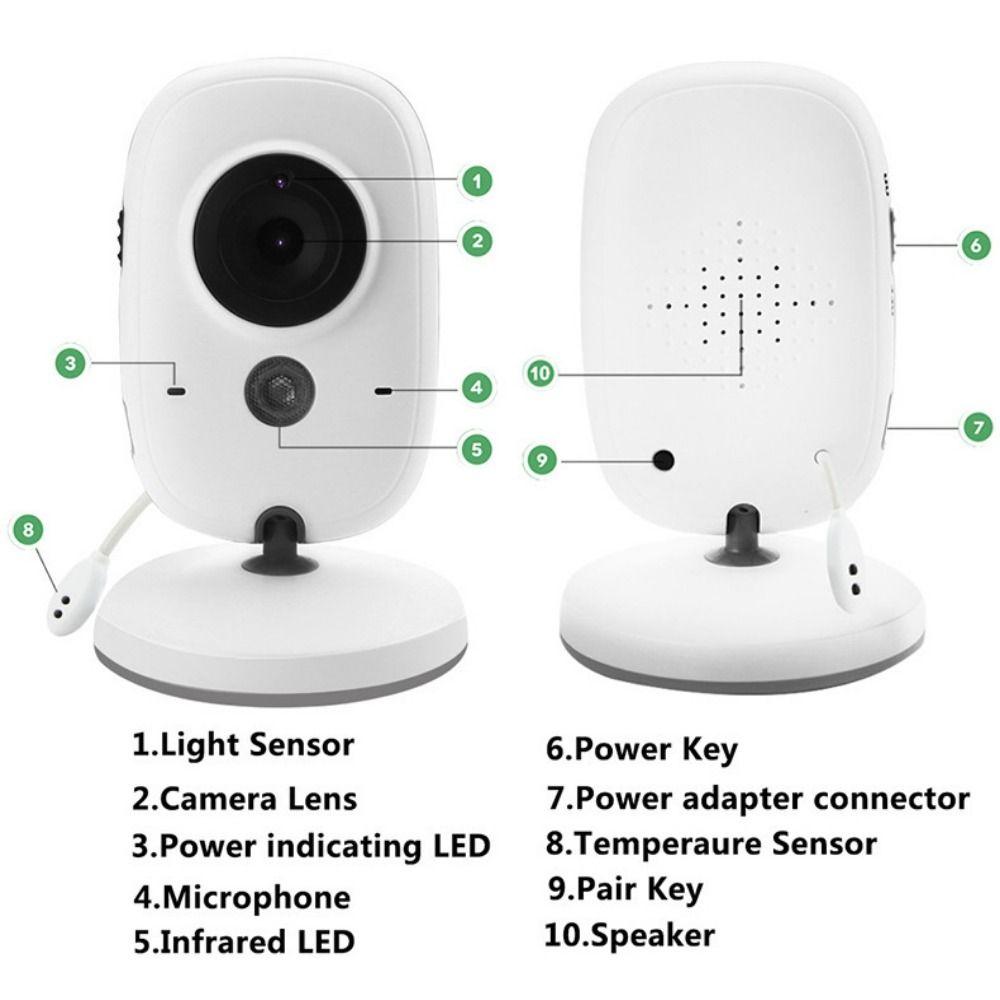 3.5 Inch Baby Nanny Security Camera Auto Night Vision Video Surveillance Cam  Motion Detection