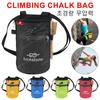 Waterproof Chalk Bag Bucket with 2 Large Zippered Storage Pockets Rock Climbing Chalk Bag for Climbing Gymnastics for Great Gift