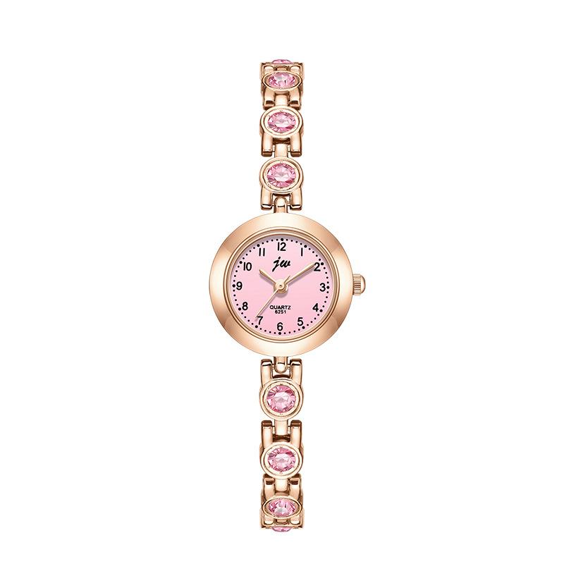 Jingwei Jw Light Luxury Exquisite Bracelet Watch Women'S Fashion Waterproof Alloy Small Waterproof Premium Quartz Watch