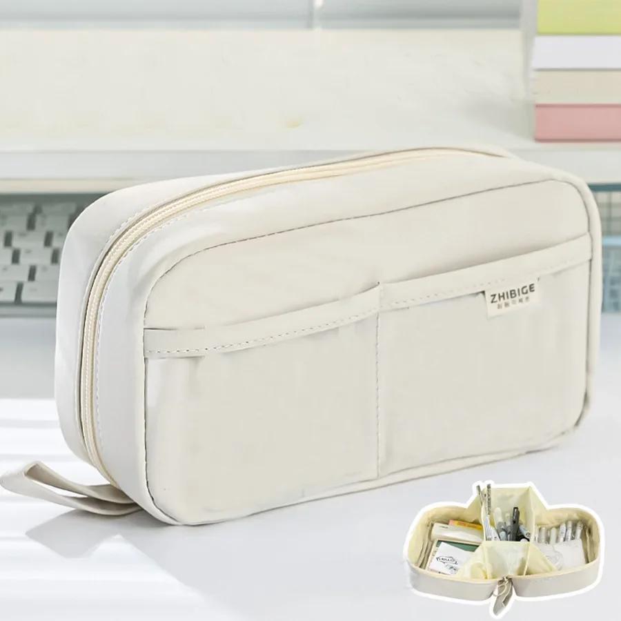 Cute Multi Layer Pencil Case Pouch, Large Capacity Pen Case Bag,Durable Stationery Storage Bag For Students, School&Office