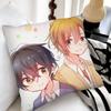 Sasaki And Miyano Anime Pillow Case Fashion Square Pillowcase Bedroom Sofa Room Ins Decoration Leisure