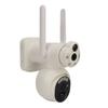 Solar Panel Camera 6MP Dual Lens WiFi Connection Waterproof HD Night Vision Wireless Security