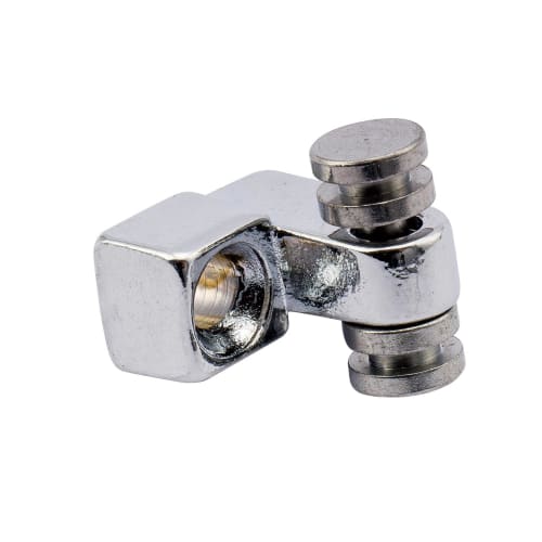 Musiclily Pro Roller String Guides, Cylindrical String Retainers with Tension Pins for Strat/Tele Electric Guitars, Chrome (Set of 2)