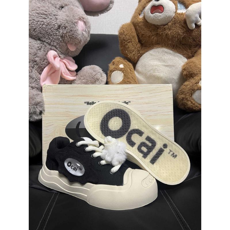 Hellrosa lächelnde Espadrilles dicke Sohlen erhöhen die Höhe Smiley-Gesicht Großkopfschuhe Paar