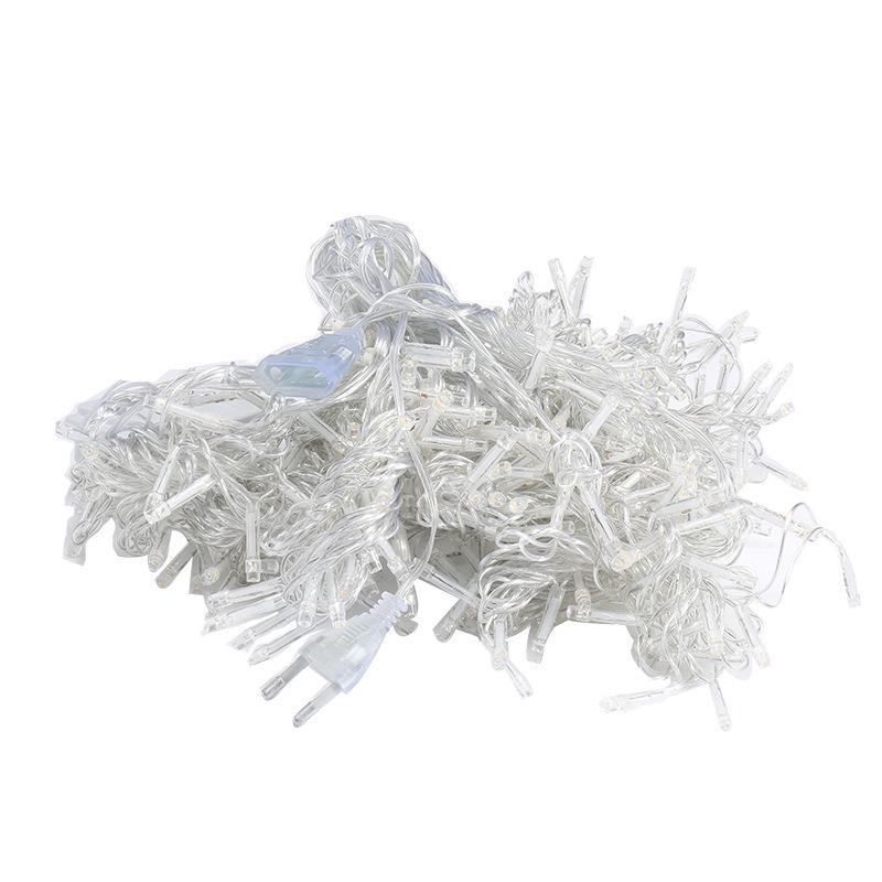 Twinkling LED Icicle Fairy Curtain Lights - Safe Low Voltage for Outdoors, Rooms, or Festivals