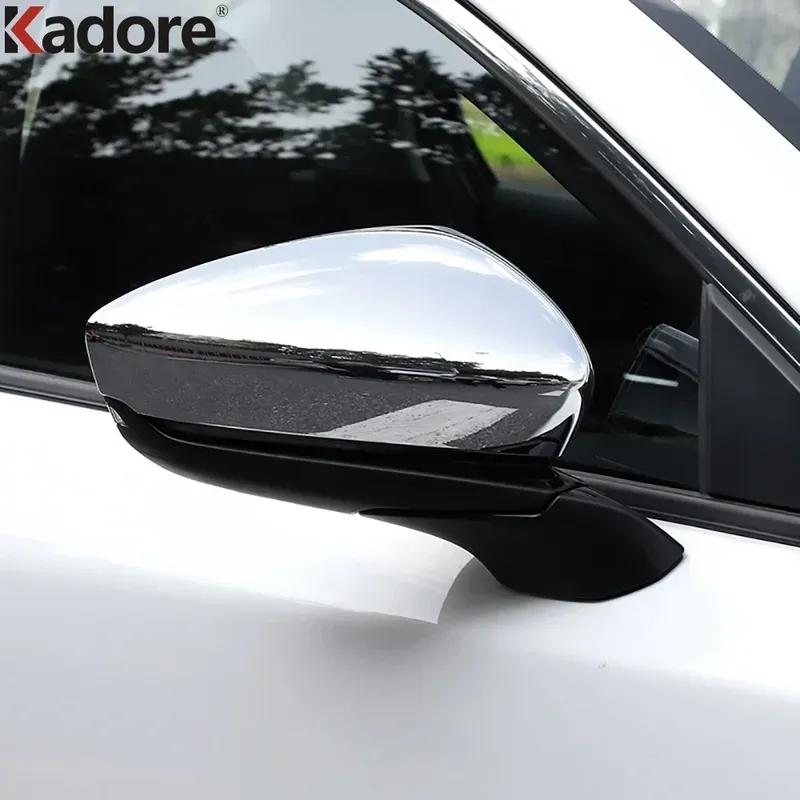 For Mazda 3 Axela BP - 2024 2025 Carbon Fiber Car Rearview Mirror Cover Trim Side Wing Mirror Cap Overlay Accessories