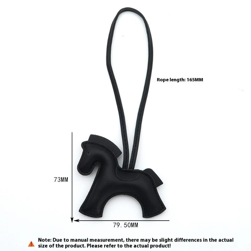 High-End Univerzální Přívěsek Mini Pony z PU Kůže Pro Ženy Vícebarevný Přívěsek na Kabelku Pony Příslušenství Přívěsek do Auta Dárek k Narozeninám