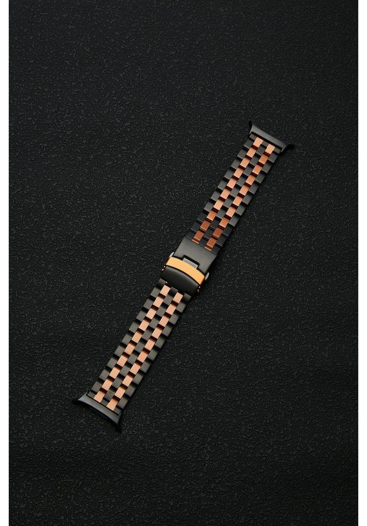Stainless Steel Tank Band for Samsung Watch 5/7/8 Gen - Men's Link Style