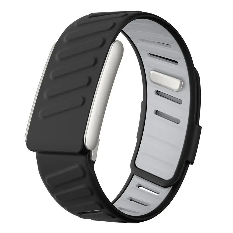 Whoop Silicone Band 5.0Whoop Two Color Wristband for Whoop 5.0 Heart Rate Monitor Waterproof Sports Fitness Waterproof Wristband