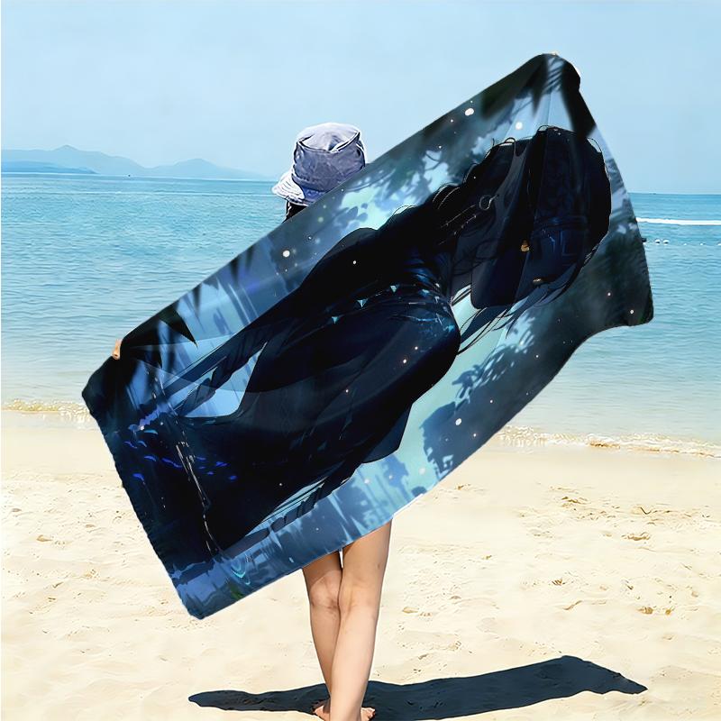 1Pc Avatar Last Airbender Beach Towel Microfiber Beach Towel Thin Absorbent For Beach Swimming Yoga Bath Sports 0917286