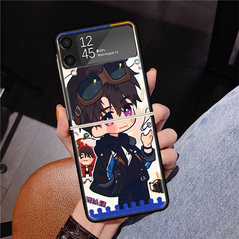 Love And Deepspace Cute Phone Case For Samsung Z Flip 7 6 5 4 3 Galaxy ZFlip7 ZFlip6 ZFlip5 ZFlip4 ZFlip3 5G Print Cover Samsung Z Flip 5