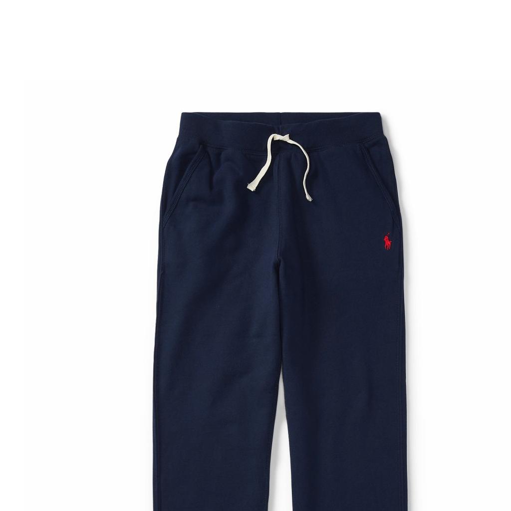 Polo Ralph Lauren Knitted Sports Pants With Solid Logo Print And Drawstring Kids bottoms Navy-Blue CWPOPNTYBQ20022-400