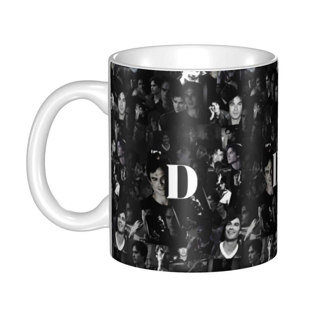 Tasses à café personnalisées The Vampire Diaries DIY Damon Salvatore Tasse à thé au lait en céramique