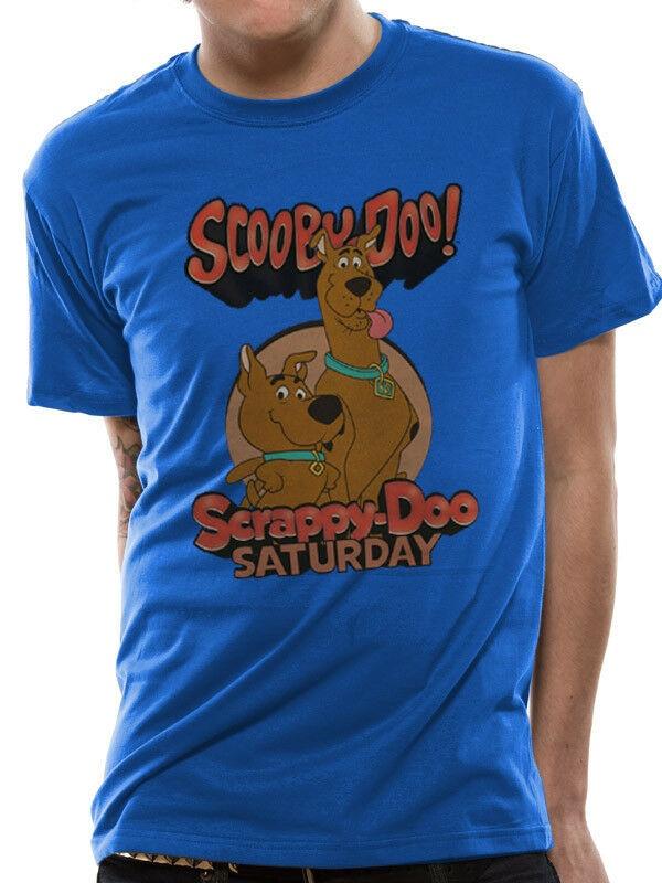 

Scooby Doo And Scrappy Doo Saturday Poster Blue Unisex T-Shirt