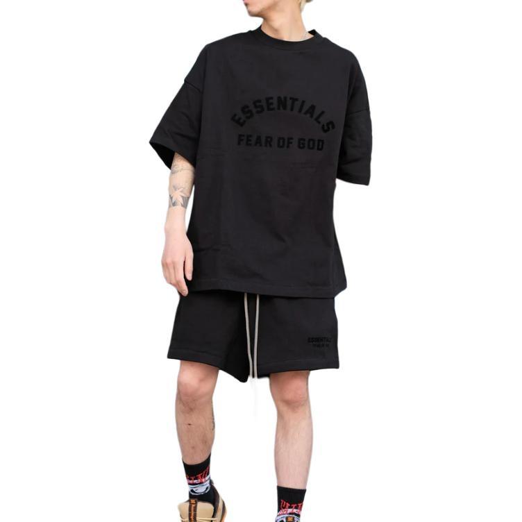Fear of God Essentials SS24 Heavy T-shirt 'Black' Men's 125SU242000F