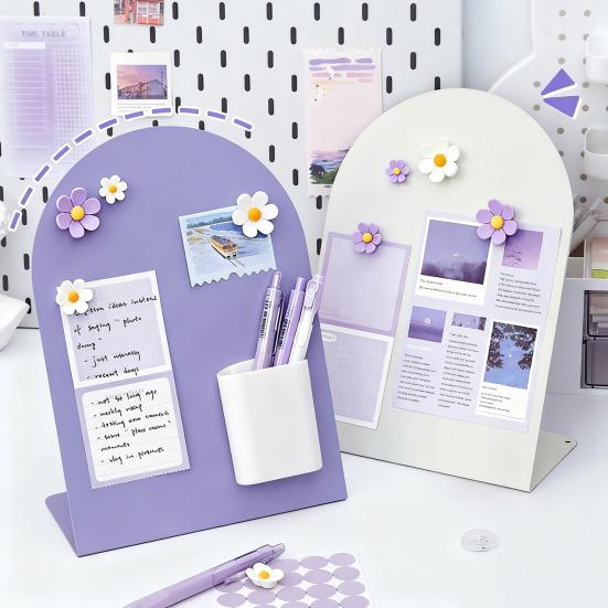 Magnetic Message Board Iron Memo Reminder Board Easy to Write Erase Reusable Display Panel for Productivity Improvement