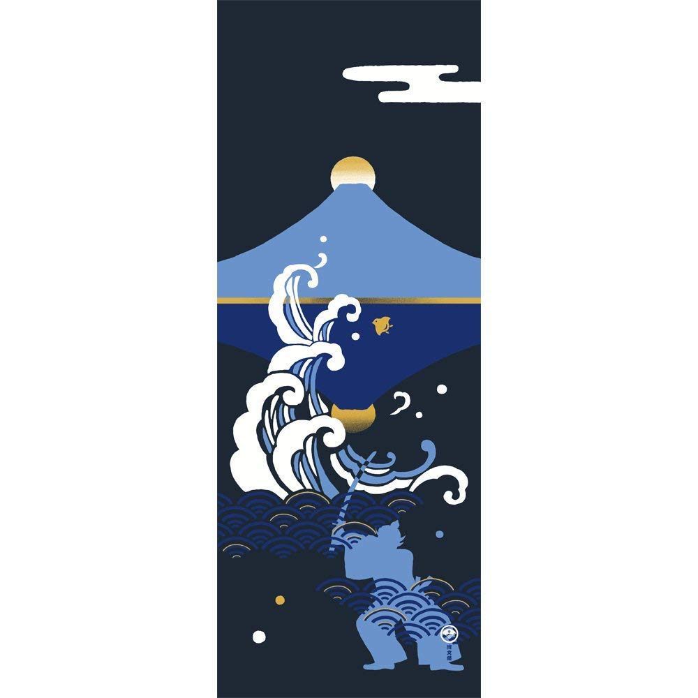 

Хамамоньо Иллюстрированное Тэнугуи Фудзи Волны и Самурай Полотенце