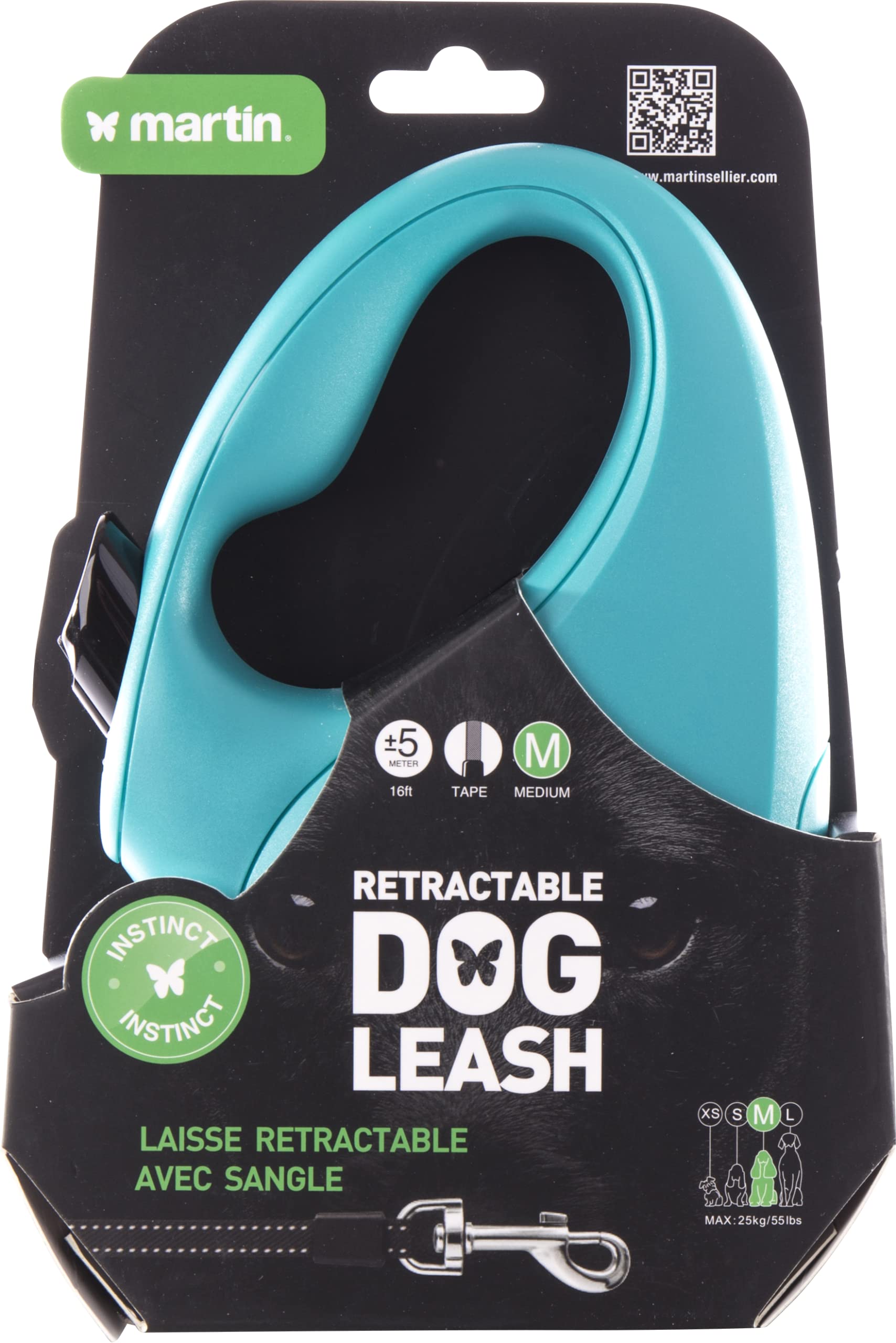 

Martin Retractable Lead M Tape 5m Blue