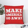 Make America Go Away Greenland  Square Pillowcases Polyester Bed Car MAGA  Cushion Case Funny Decorative Pillow Cover 4545