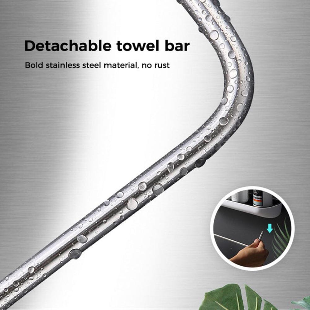 Self-Adhesive Hollow Storage Box Multifunctional Toiletries Shelves For Bathroom Offices