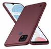 Back for Realme C21 CASE BACK BURGUNDY + 9H GLASS