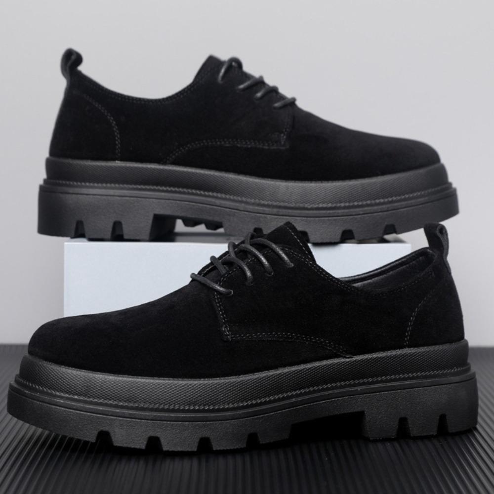 Low Top Boots Men's Platform Men's Shoes British Style Casual Shoes Versatile Tooling Shoes Man Ankle Boots