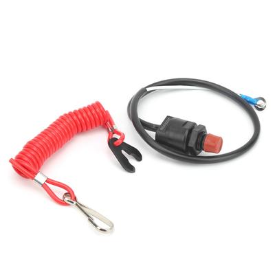 Nylon Safety Tether ABS Kill Stop Switch Engine Cutoff Emergency Stop Switch  Outboard Motor
