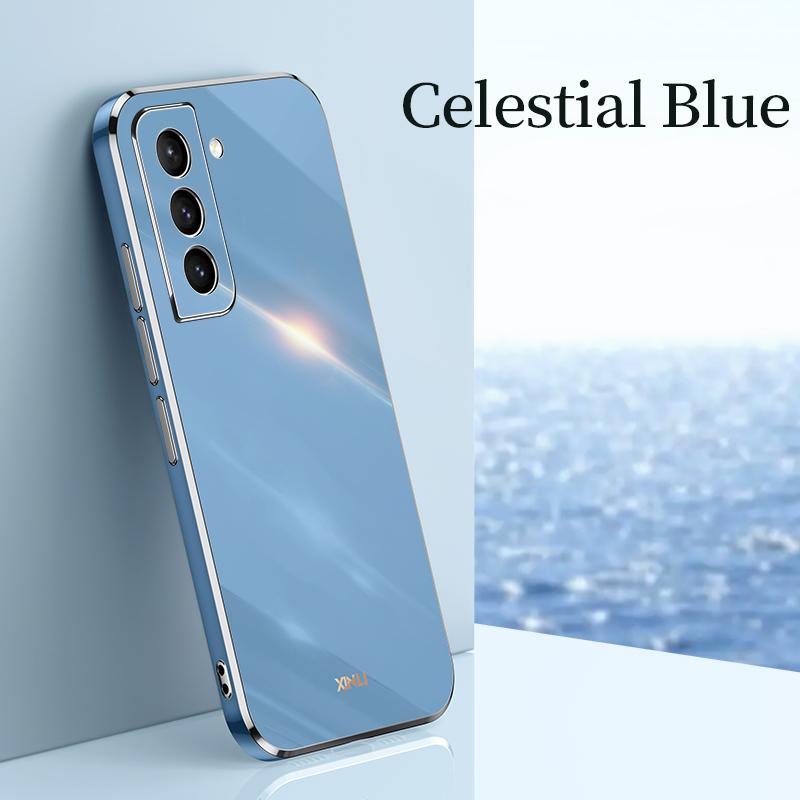 Plating Square Gold Soft TPU pouzdro pro Samsung Galaxy A22 A32 A72 A82 M32 Redmi Note 10 Pro Huawei P50 P40 P30 iPhone 13 12 11 Ochranný kryt objektivu