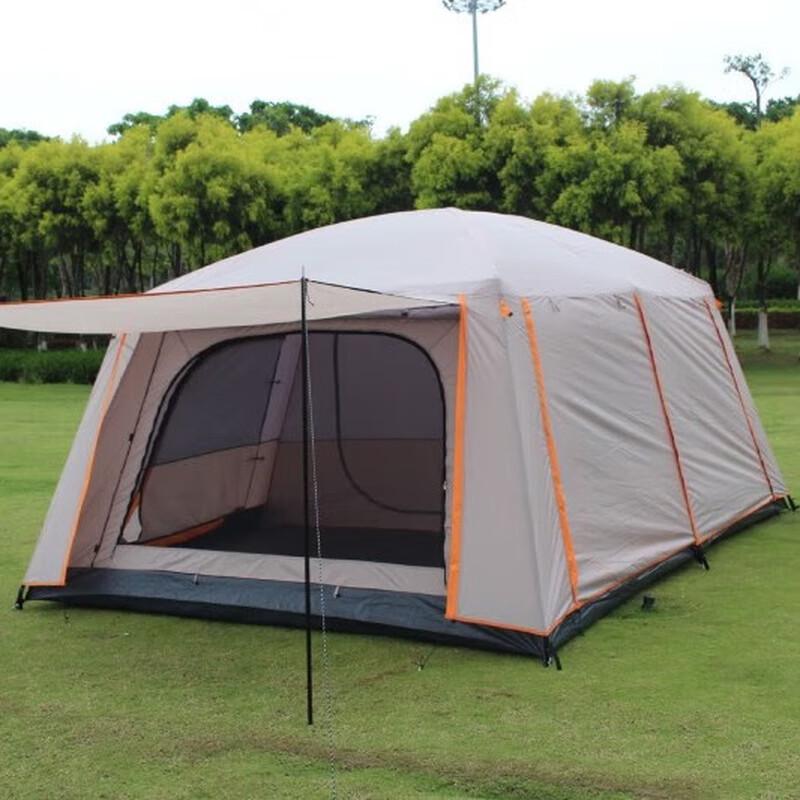 NuFeng 2-Room 1-Hall Thickened Outdoor Camping Tent 8-12 Person