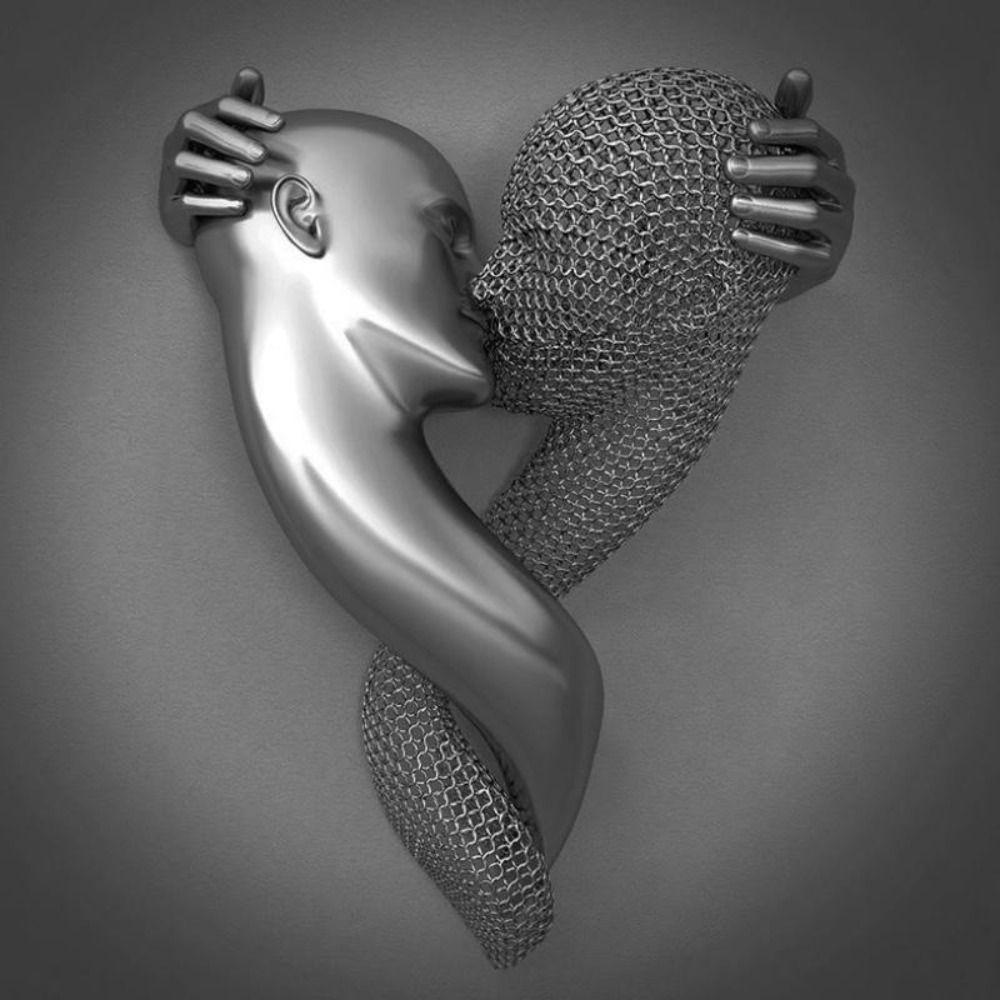 

Холст из химического волокна, настенные художественные картины, 3D визуальные абстрактные висячие картины для влюбленных