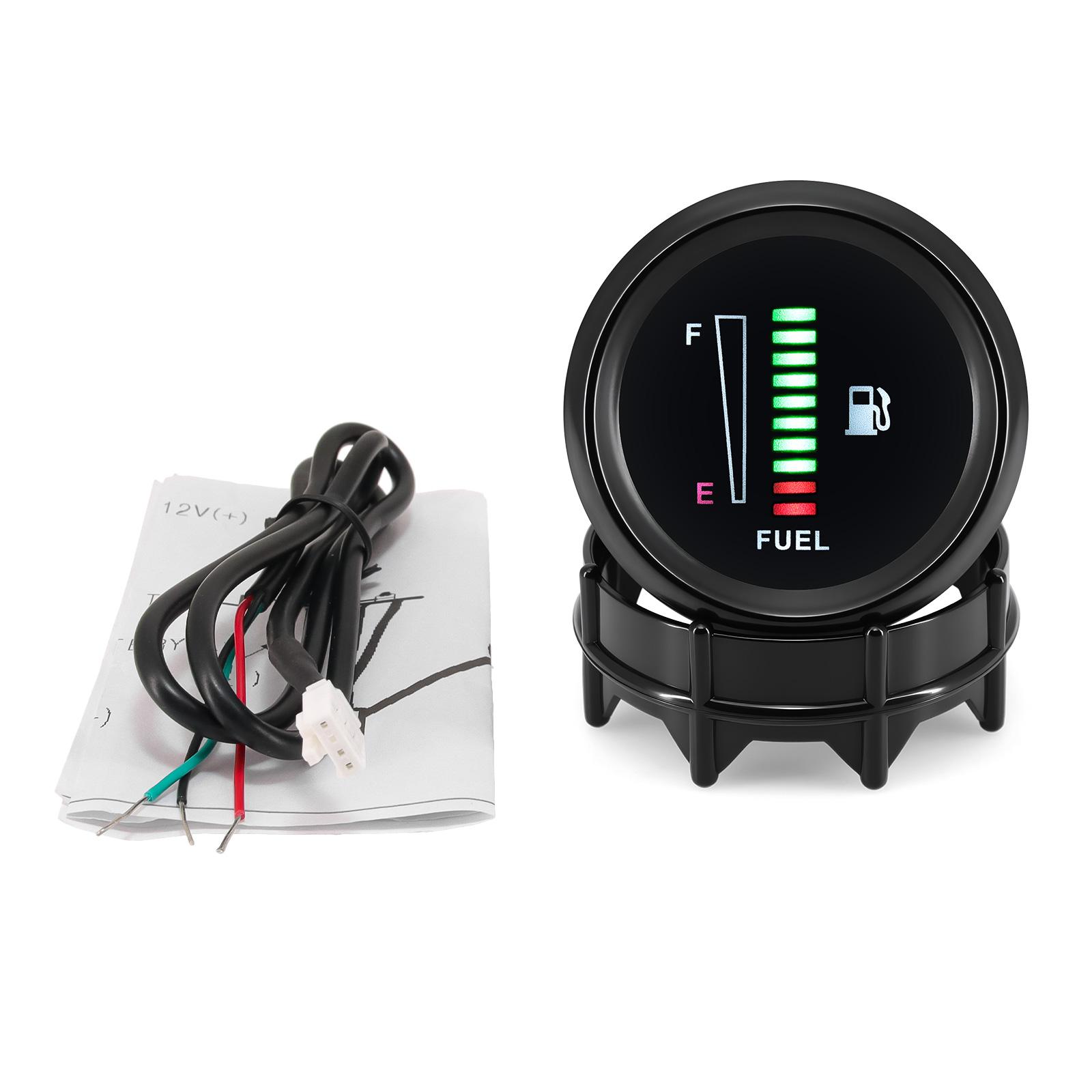 

2 52mm Car Motorcycle Fuel Level Gauge 240-33ohm Fuel Tank Gauge For 12V Car Oil Level Meter Fuel Indicator Auto Gauge